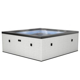 Spa Garda 4 places Wave Spa carré blanc semi-rigide