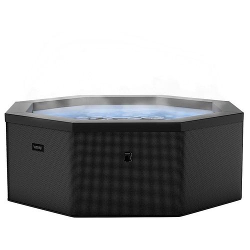 Spa Como 6 places Wave Spa octogonal noir semi-rigide