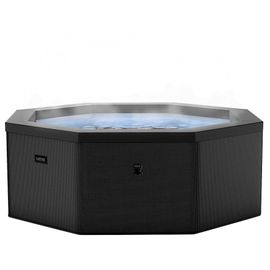 Spa Como 6 places Wave Spa octogonal noir semi-rigide