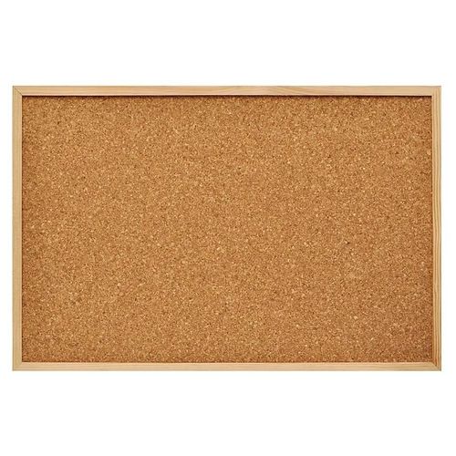 Tableau liège cadre en bois L.60 x l.40 cm