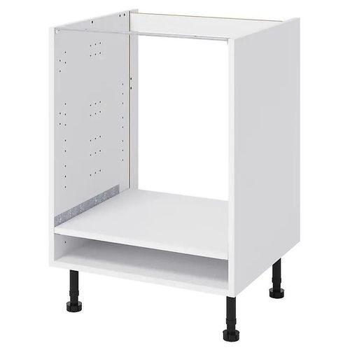 Caisson Bas De Cuisine Pour Four Caraway Goodhome Blanc H. 72 Cm X L. 60 Cm