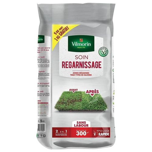 Gazon Soin Regarnissage 2 En 1 Vilmorin 5kg