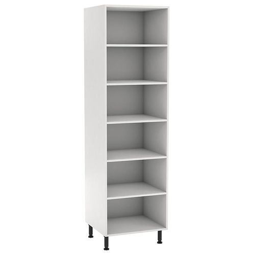 Colonne De Cuisine Avec Tablettes Goodhome Blanc L. 60 X H. 234 Cm