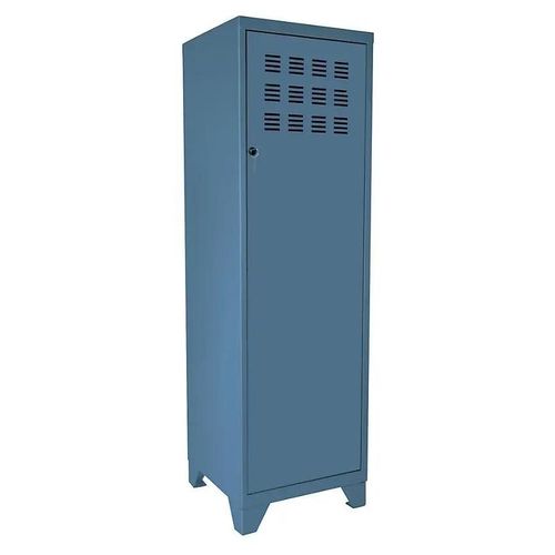 Casier De Rangement En Métal Bleu Snor H. 134 X L. 40 X P. 40,5 Cm