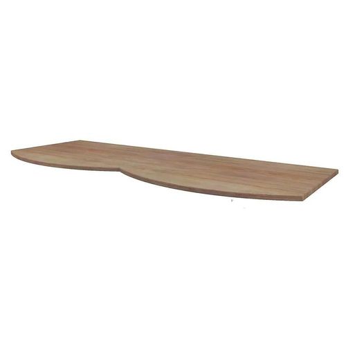 Plan De Toilette Pour Vasque À Poser Vague Effet Bois 137,8 Cm