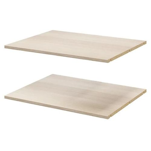 2 Tablettes Effet Chêne Goodhome Atomia L. 71,4 X P. 56,2 Cm