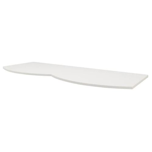 Plan De Toilette Pour Vasque À Poser Vague Blanc Mat 137,8 Cm