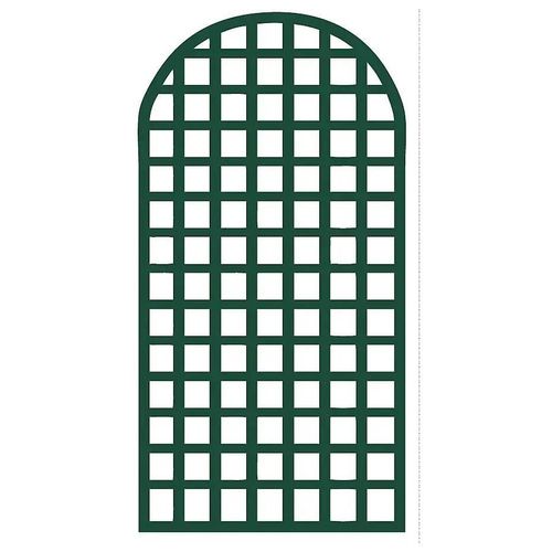 Treillis Arche En Pin Vert 100 X H.197 Cm