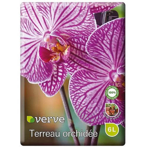 Terreau Orchidée Sans Tourbe Verve 6l