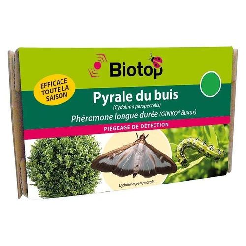 Phéromones Longue Durée Contre Pyrale Du Buis Biotop (2 Capsules)