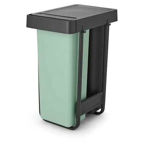 Poubelle de tri encastrable Brabantia Sort & Go 2 x 30 L vert clair