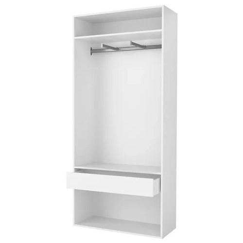 Dressing Ouvert Blanc Goodhome Atomia H. 225 X L. 100 X P. 45 Cm