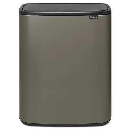 Poubelle à pression Brabantia Bo Waste Bin 60 L platinum