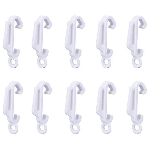 Crochet pour rail à anneaux GoodHome x 10 Kias
