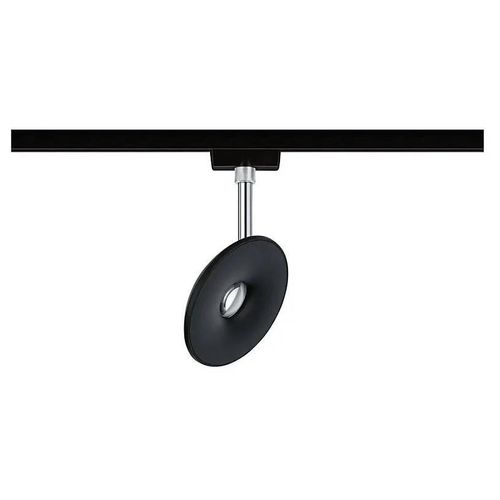 Spot Led Sur Rail Sphère Urail Noir Mat Ip23 650lm Max.1000w H.18.3cm Paulmann