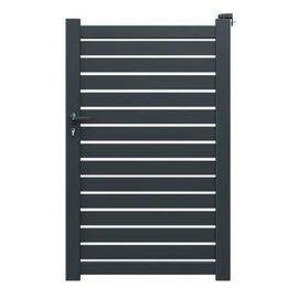 Portillon En Aluminium Crozon Gris - 100 X H.160 Cm