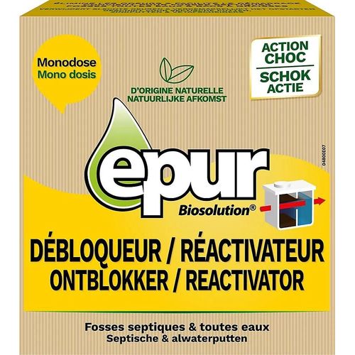 Débloqueur/réactivateur spécial fosses septiques Epur 500g