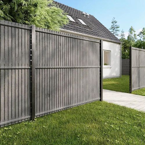 Kit Lamelles D'occultation Bois Gris H.173 Cm