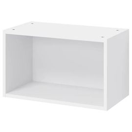 Caisson Haut De Cuisine Ouvert Goodhome Caraway Blanc H. 36 Cm X L. 60 Cm