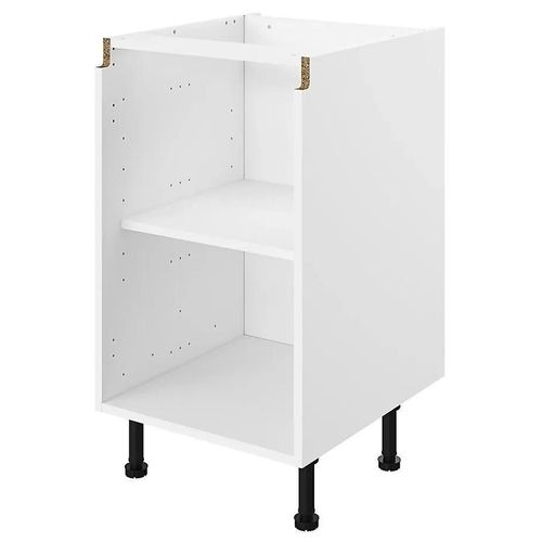 Caisson Bas De Cuisine Blanc L. 50 Cm Caraway Innovo Goodhome