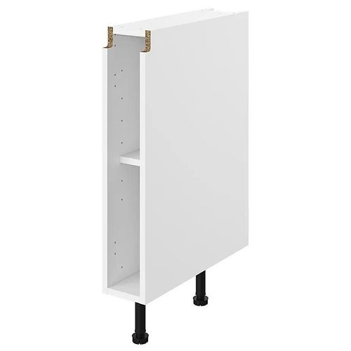 Caisson Bas De Cuisine Blanc L. 15 Cm Caraway Innovo Goodhome