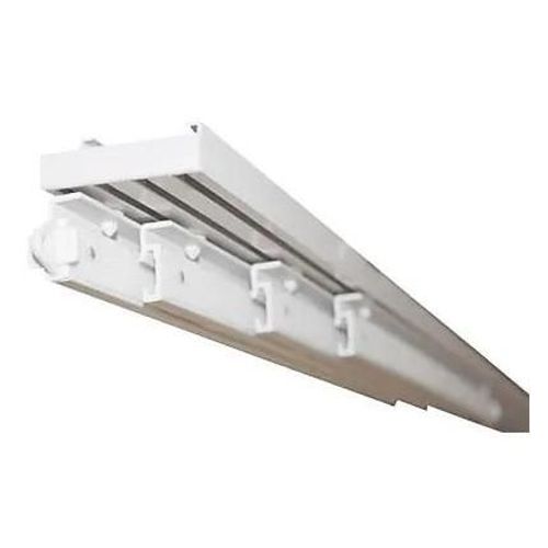 Rail panneau japonais Madeco 5 voies gris L.200 cm
