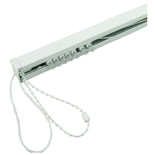 Rail 80cm ouverture latérale pour lamelles verticales