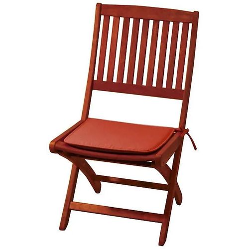Galette de chaise carrée Peps terracotta 38 x 38 cm, ép.30mm