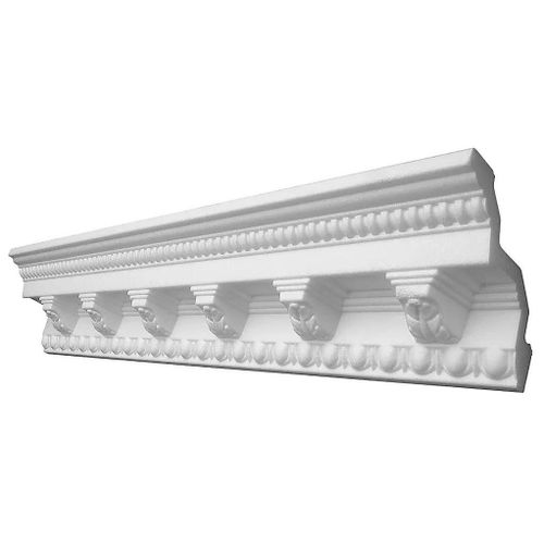 Moulure polystyrène Gloria 1 x 2 m blanc