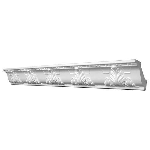Moulure polystyrène Geraldine 2 m x 53 mm, h.53 mm