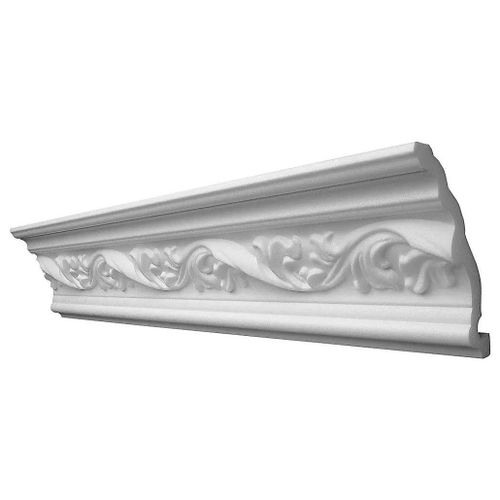 Moulure polystyrène Greta 1 x 2 m blanc