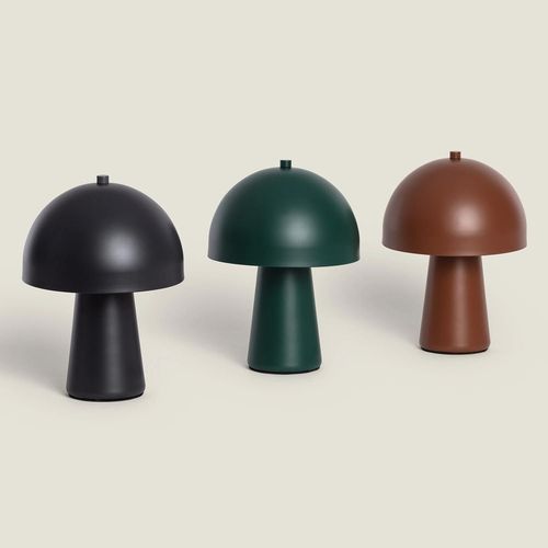 Lampe À Poser Métal Quinga Brun