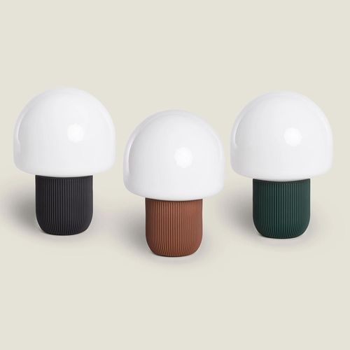 Lampe À Poser Résine Nacune Brun