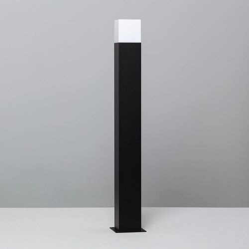 Balise Extérieure En Saillie Sur Pied 74cm Augusta Noire