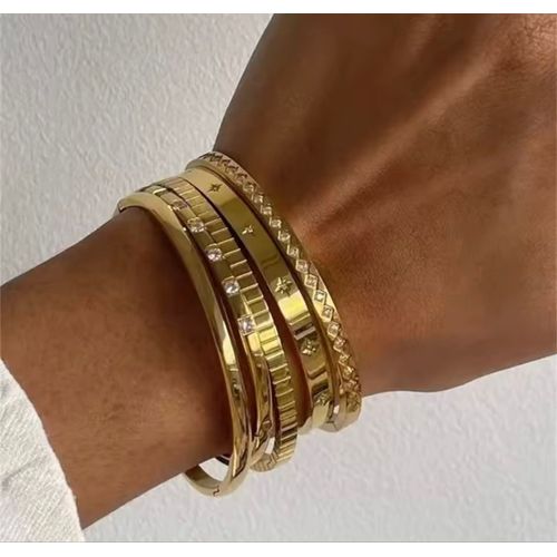 Bracelets En Acier Inoxydable Or 