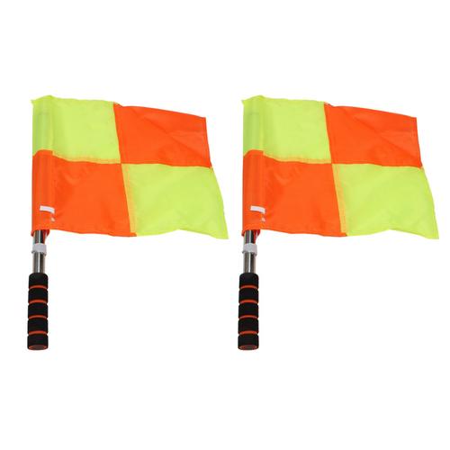 Kit D'arbitre De Football, Cahier De Portefeuille De Drapeaux De Football À Carreaux Avec Carton Jaune Rouge Et Sifflet