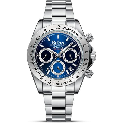 Gouts Et Couleursmontre Homme Chronographe Montres Pour Hommes En Acier Inoxydable En Quartz Analogique Montres De Poignet Étanche.