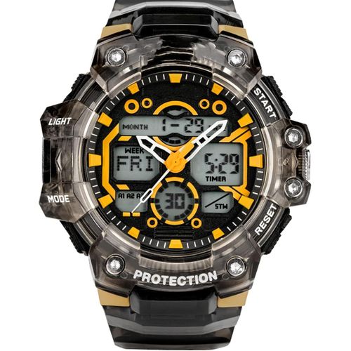 Gouts Et Couleursmontres Tactique Numérique Homme Militaire Chronomètre 50m Etanche Multifonctionnel Montre Compte À Rebours Mode Alarme Dual Time