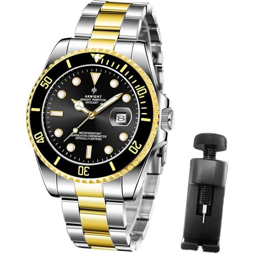 Gouts Et Couleursbenyar Montre Analogique À Quartz Pour Homme Avec Bracelet En Caoutchouc Montre Homme Chronographe Montres Étanches Hommes