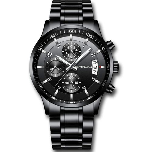 Gouts Et Couleursmontre Homme Montres Bracelets Chronographe Sport Classique Montres En Acier Inoxydable, Automatique Date 30m Etanche Analogique Quartz