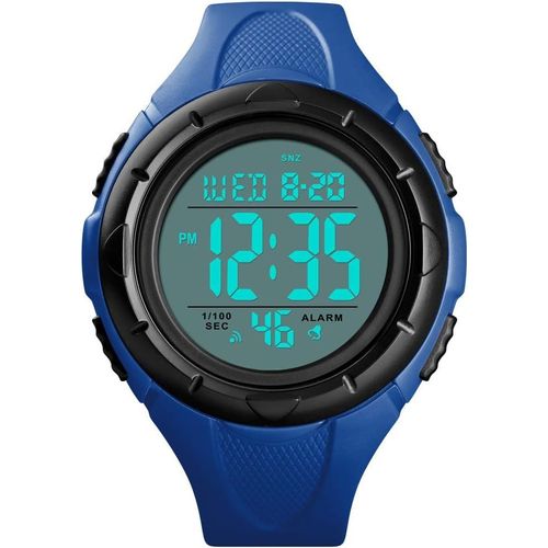 Gouts Et Couleurshomme Digitale Sport Montre 50m Etanche Led Électronique Alarme Chronomètre Outdoor Militaire Multifonctionnel Montres Bracelet