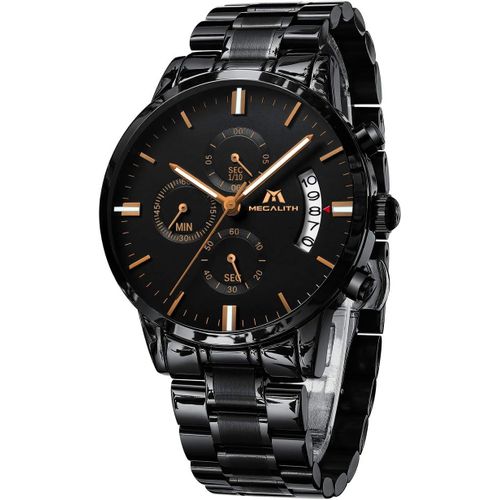 Gouts Et Couleursmontre Homme Etanche Militaire Sport Chronographe Montre Analogique Quartz Mode Montres Bracelet Lumineuse Calendrier, Élégants Cadeaux Pour Hommes