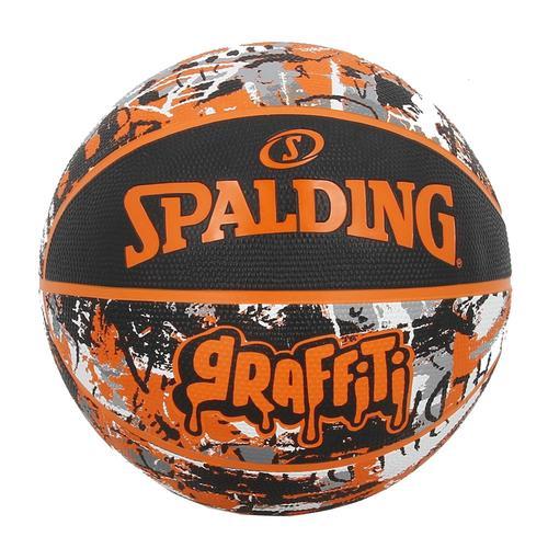 Ballon De Basket Spalding Graffiti Sz5 Rubber Basketball Orange