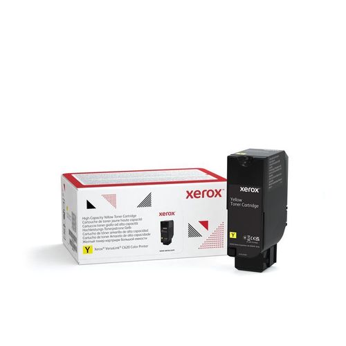 Xerox Cartuccia toner Giallo a Alta capacità da 12000 Pagine per Stampante a colori ® VersaLink® C620 (006R04627)