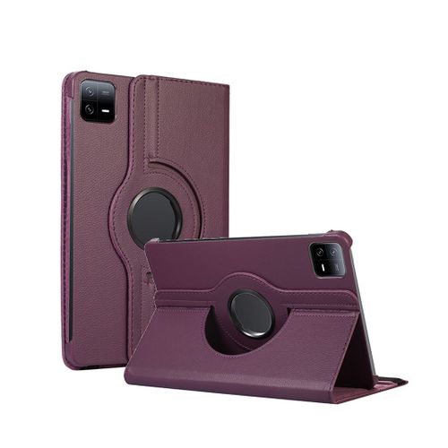 Housse Etui Protection Pour Xiaomi Pad 7 / Xiaomi Pad 7 Pro 11,2 Pouces 2025 Rotative 360 Degrés Violette
