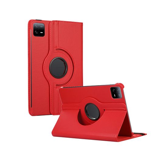 Housse Etui Protection Pour Xiaomi Pad 7 / Xiaomi Pad 7 Pro 11,2 Pouces 2025 Rotative 360 Degrés Rouge