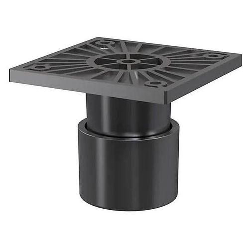 Lot de 2 pieds bas réglables gris GoodHome Atomia Hauteur min 5 cm max 6 cm