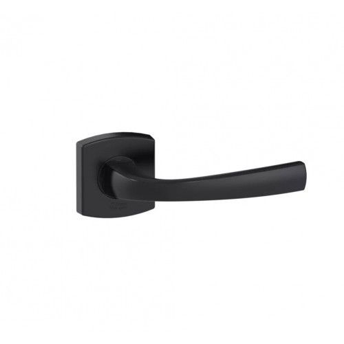 Poignées sur rosaces carrées - aluminium noir onyx - Muze VACHETTE