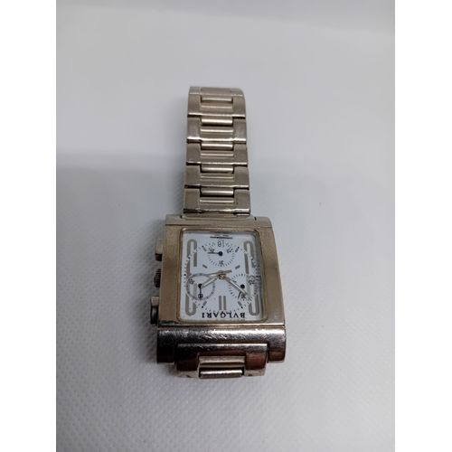 Montre Watch Bvlgari Crono Rettangolo