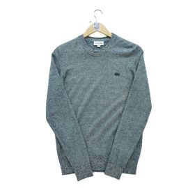 Reconditionné - Pull Homme 100% Laine Gris - Taille S - Homme - Gris